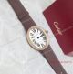 2017 Copy Cartier Baignoire Gold White Dial Diamond Bezel Spun silk Band 25mm Watch (2)_th.jpg